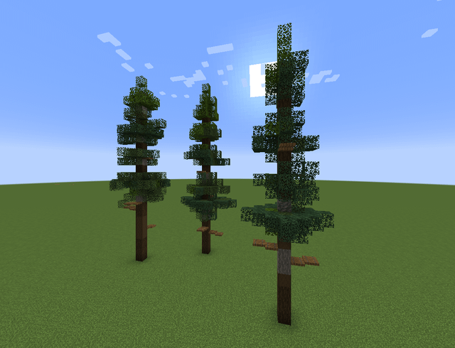 Was trying to emulate bdubs forest trees and ended up with we have bdubs trees at home looking trees lol