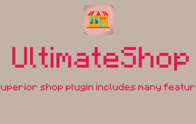 UltimateShop-Premium | Menu, dynamic price, limits, apply settings, sell all and more | 1.17 - 1.20