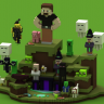 MineMine Hub // Highly Detailed RELEASE // MINECRAFT THEMED // Giant Characters // WOW! [SEE PICS]