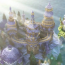 [Spawn] Fantasy Minecraft Island Spawn  // CASTLE // WATER // AQUA // HQ AND CUSTOM // EPIC!!