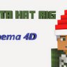 [CINEMA-4D] Minecraft Santa Hat RIG