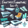 Fantasy Furniture: Sci-fi (+ Dyable Variations!)