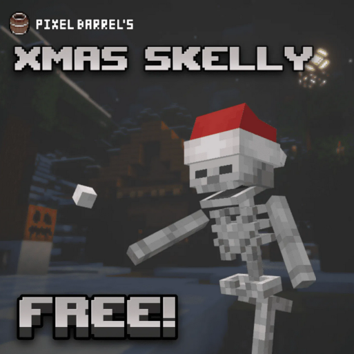 FREE!! Snowbone the Christmas Skeleton