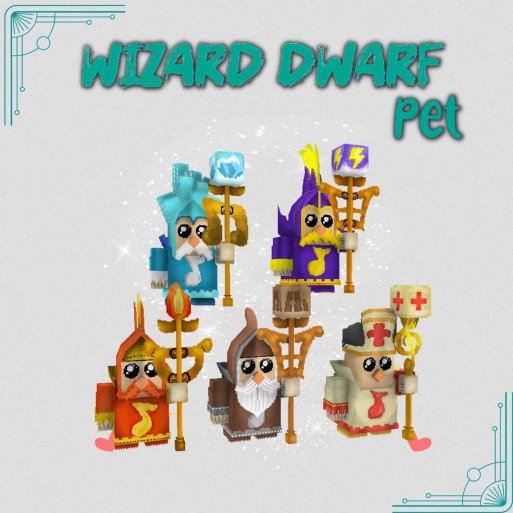 Wizard Dwarf Pets Pack