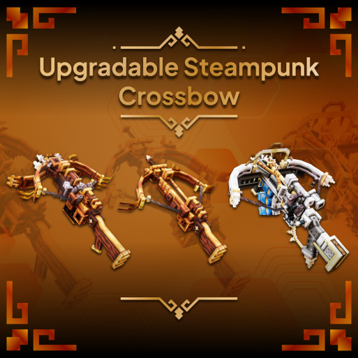 Upgradable Steampunk Crossbow