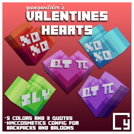 Valentine Hearts – Backpacks & Balloons