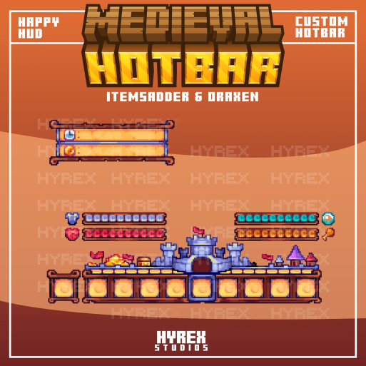 MEDIEVAL HOTBAR 🏰| Hotbar Vol 5