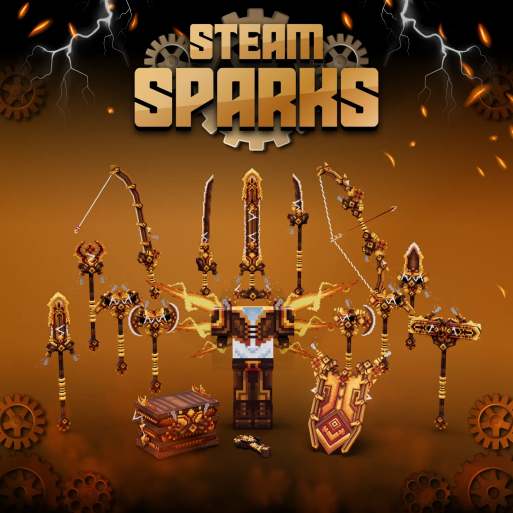 Steamsparks Animated Weapon Set Volume 1