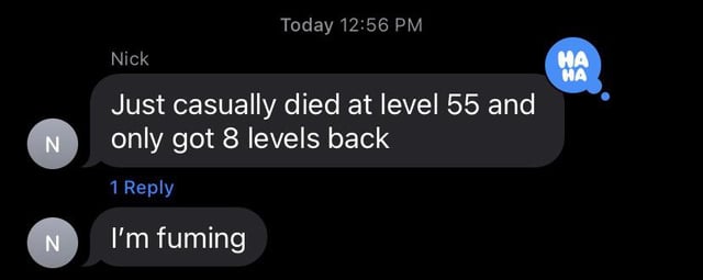 I’m at work and my buddy sends me this in our group chat for my realms+ world. R.I.P to all the enchantment possibilities