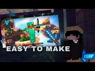 How to Make Minecraft Thumbnails | EASY TO MAKE | Minecraft