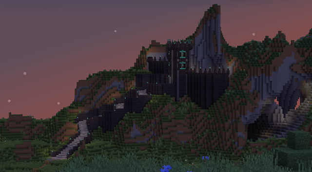 A fortress I'm working on in survival