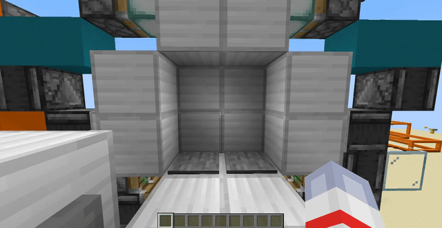 Using piston feedtapes to make a 2x2 door (and it's 2 wide)