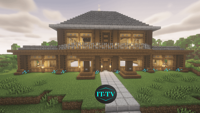 Big Wooden house design - tutorial link in the comments - hope you all like it feedback and suggestions are welcome ! :)
