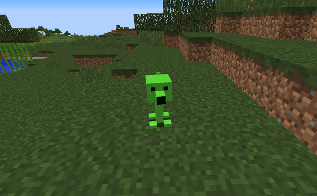 It's not often to see a cute lil' peashooter around these parts of Minecraft...