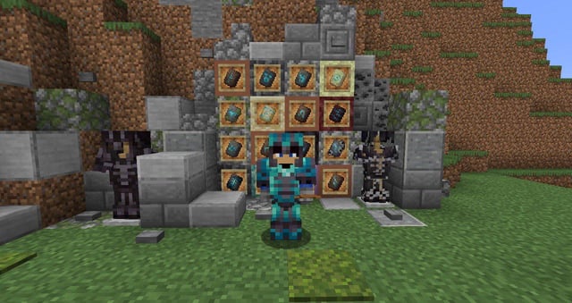 All Armor Trims in Minecraft Hardcore! (+chainmail netherite silence)