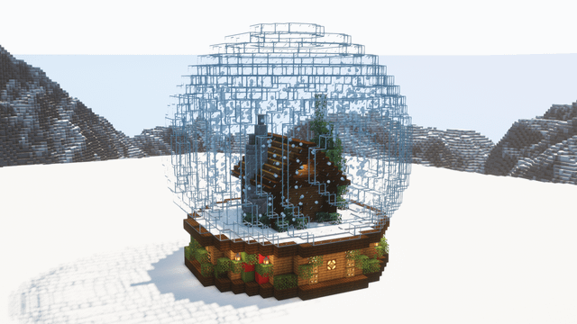 I built a snowglobe!
