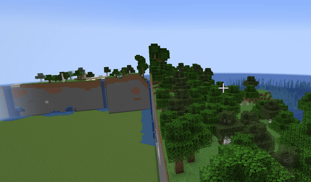 made a superflat world in 1.18.1 and it turned out like this, what happened?