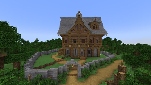 Large house I made awhile ago took me awhile to make