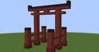 Japanese torii gates using new mangrove wood!