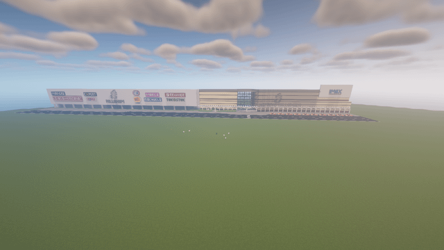 I decided to start building the biggest mall in my city. Completing the second day of construction.