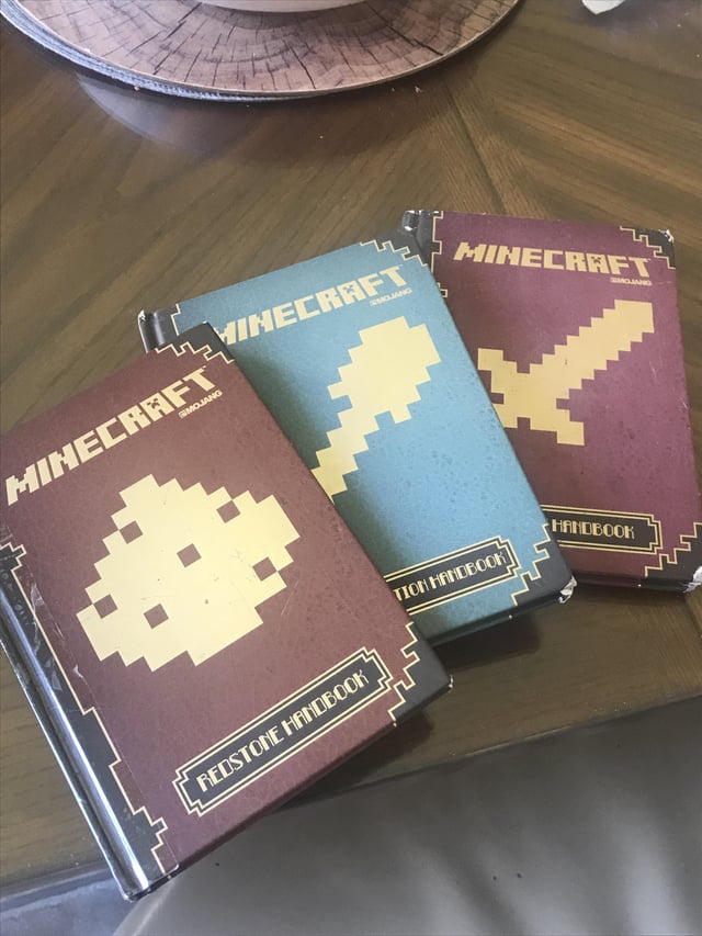 Anyone remember these? I call them the Minecraft bibles 