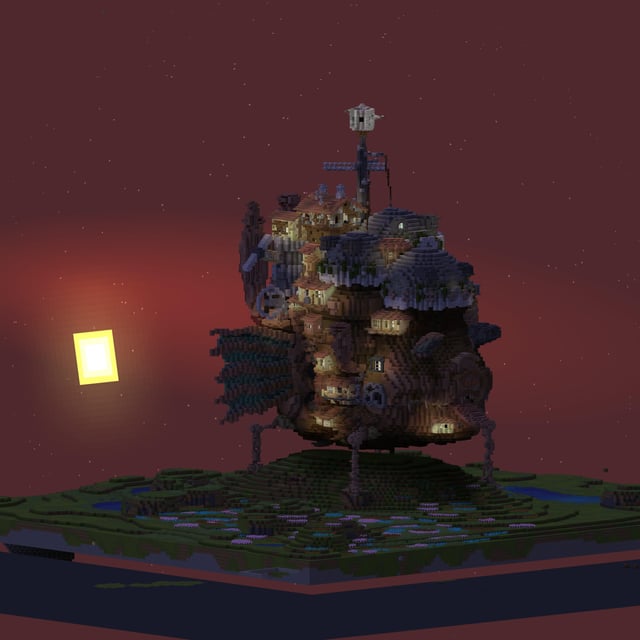 Howl Moving Castle almost done. (Inspired by Stan616)