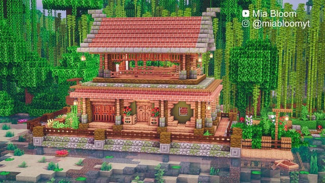 Aesthetic Survival Jungle House Tutorial on my Channel link in comments