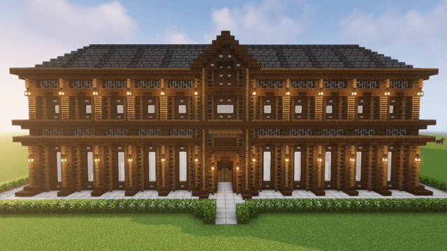 Large wooden mansion design, Hope you all like it, feedback and suggestions are welcome!
