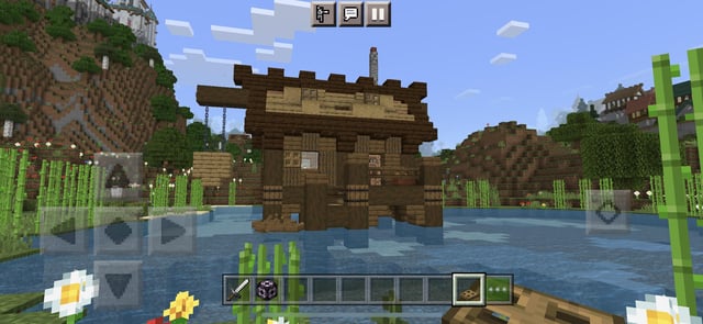 A cool little fishing hut I built on this lake