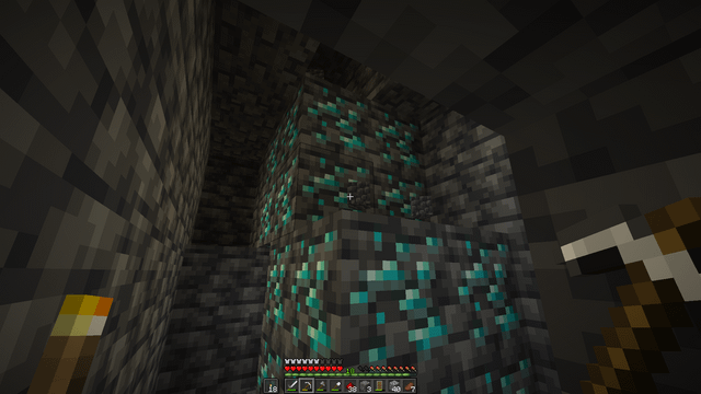 Found and 16 diamond vein in 1.18