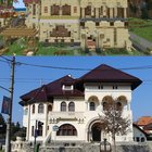 Romanian revival architecture styled house