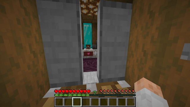 Elevator in Minecraft built with block_display (Link to download the map in comments)
