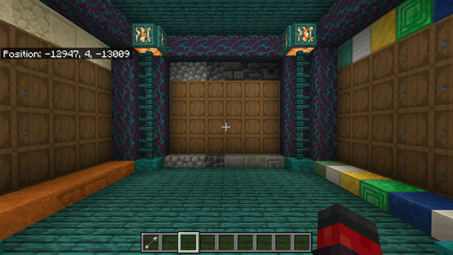 I designed this fully hidden door using item recognition. What do you think?
