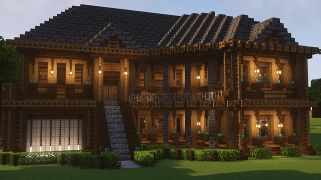 I made some changes to this Wooden mansion what do you think? feedback and suggestions are welcome!