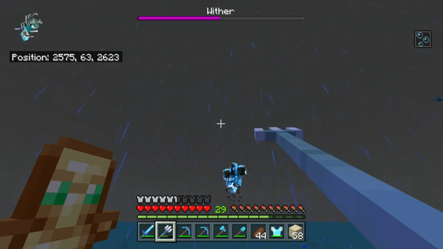 Killing the Bedrock Wither - Dogfight Style