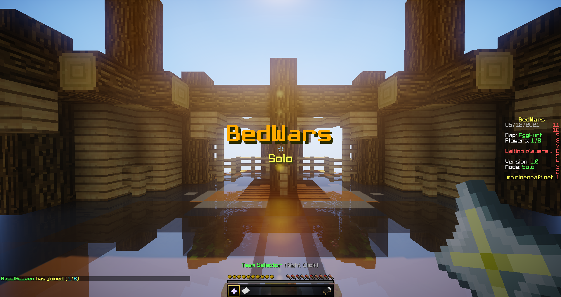 Daily solo bedwars leaderboards!