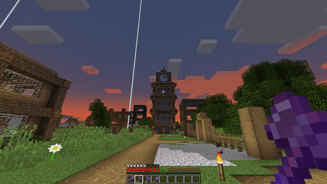 Clocktower in my survival world