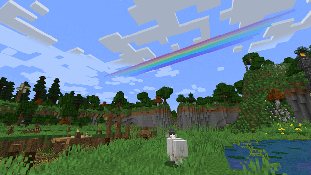 🌈 Rainbows can be made with the new display entities! 🌈