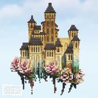 I Built a Floating Flower Castle