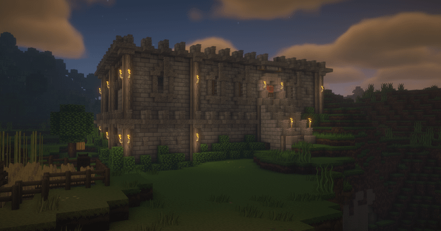 I built a medieval style base which resembles castle, what would you rate it and what should I improve???