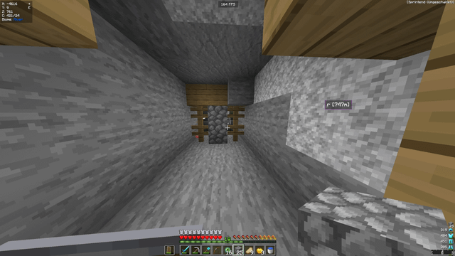 Mineshaft into Trials Dungeon into Stronghold