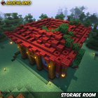 Storage Room made in Survival. Uses the new blocks from Mangrove together with stone and spruce blocks. What do you think? :D