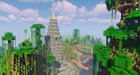 I built a temple for the ender dragon egg in a survival server!
