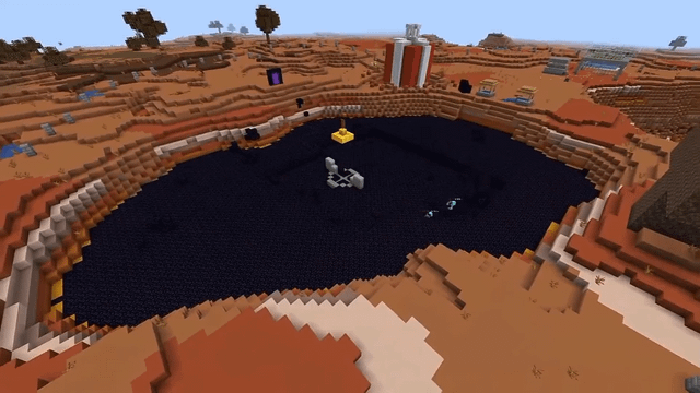 Did a lil prank to my bro in minecraft / The Obsidian Valley