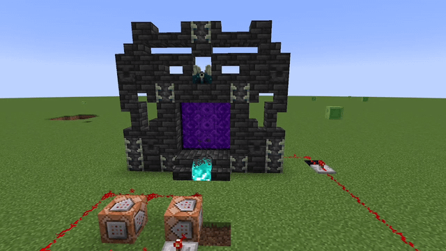 this isn't really the best but im really proud of this portal that i made in my creative world