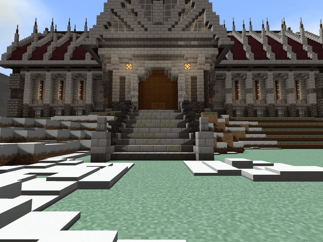 I built a library with a gothic touch. I’m really proud of the result. I thought about adding floating candles in the middle. Tell me what you think!