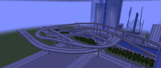 Almost finished on this intersection on my minecraft city, any tips?