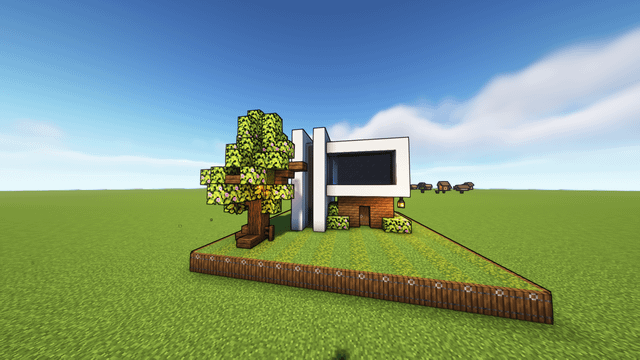 1 Chunk modern house I made, more coming soon!