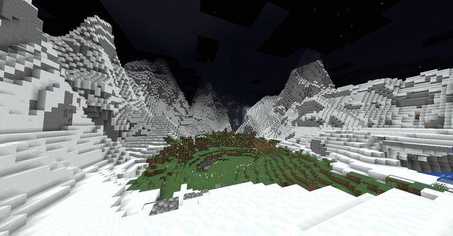 found a cool valley in the new 1.18 update, any ideas? pov is from entrance