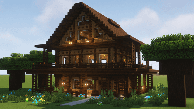 I made simple log cabin what do you think? feedback and suggestions are welcome!